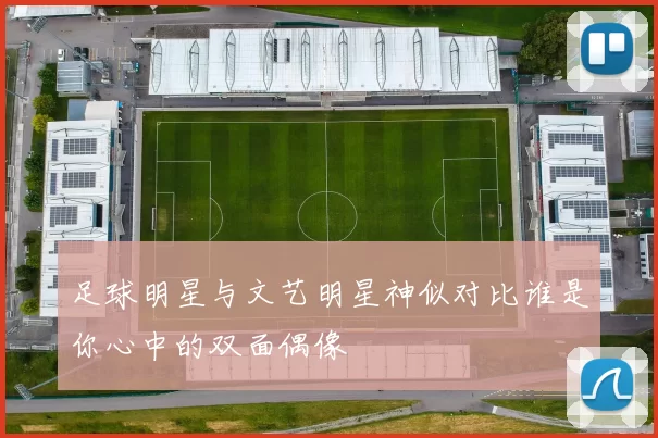 足球明星与文艺明星神似对比谁是你心中的双面偶像