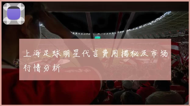 上海足球明星代言费用揭秘及市场行情分析